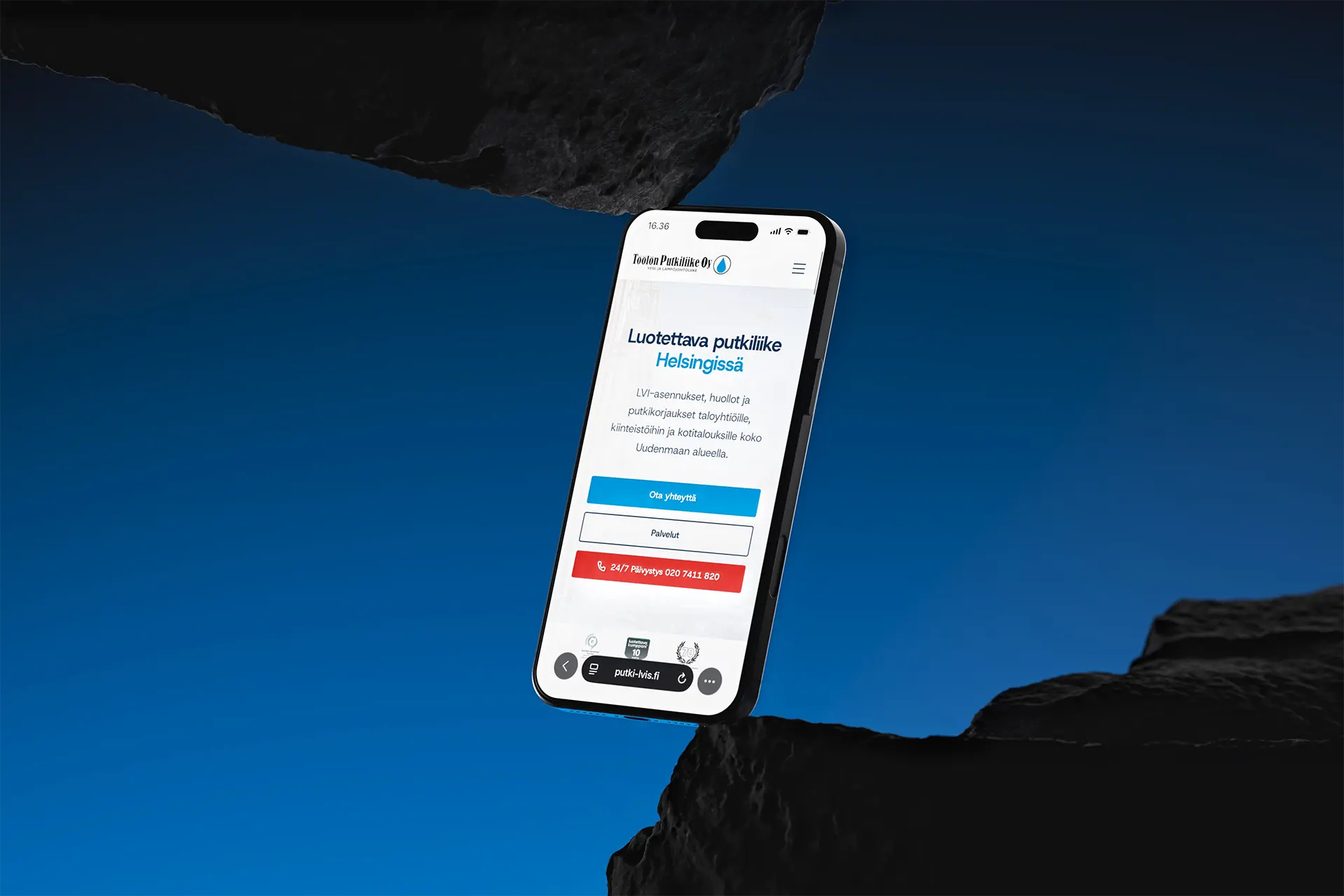 Töölön Putkiliike Oy - Mobiili